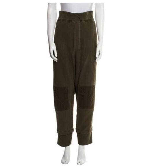 YSL Yves Saint Laurent Joggers Large Ripstop Fleece Drop Crotch Double Waist‎ - Picture 1 of 12